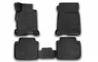 Коврики 3D в салон HONDA Accord, 2013-> 4 шт. (полиуретан)
